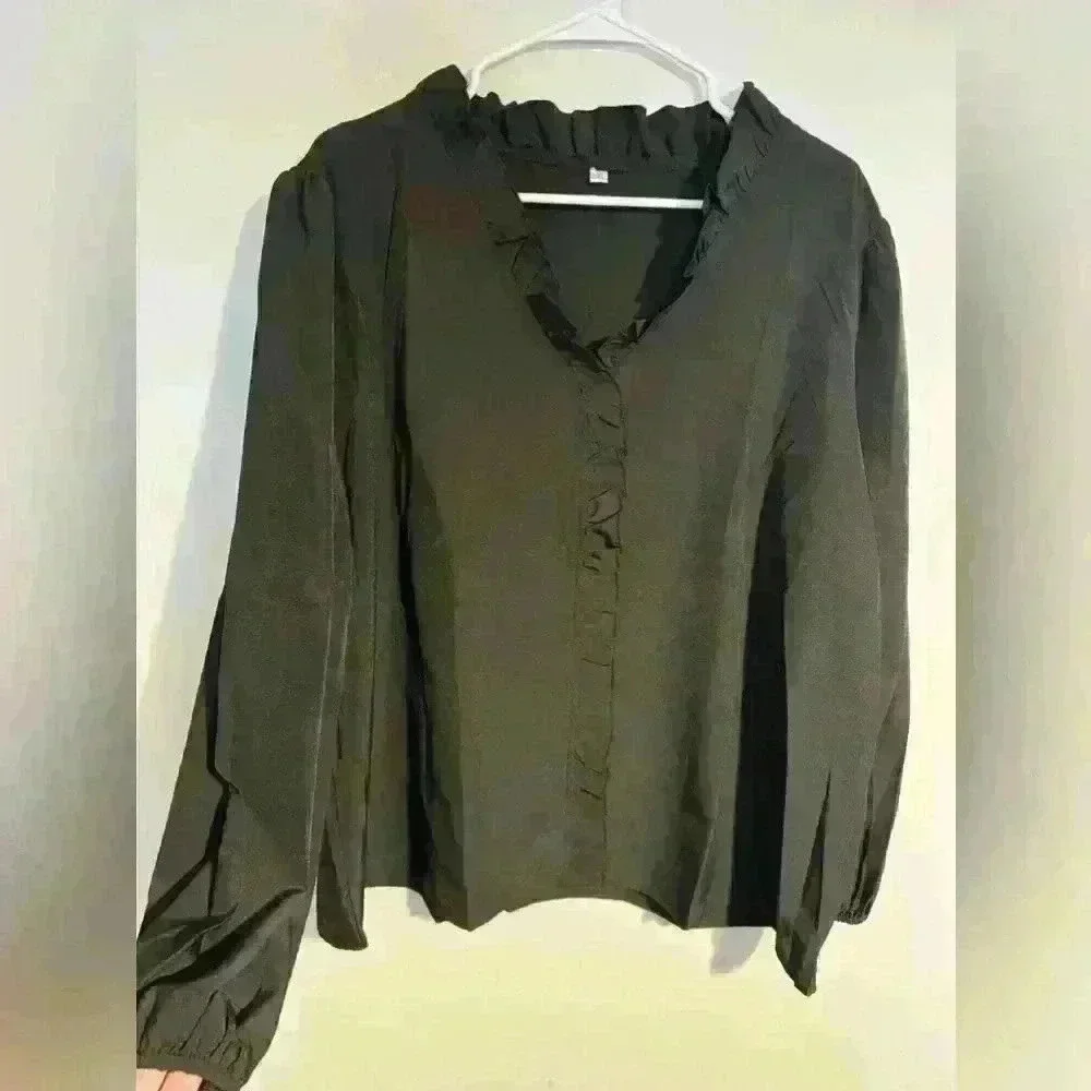 Women’s black dress top 3X - Picture 1 of 3